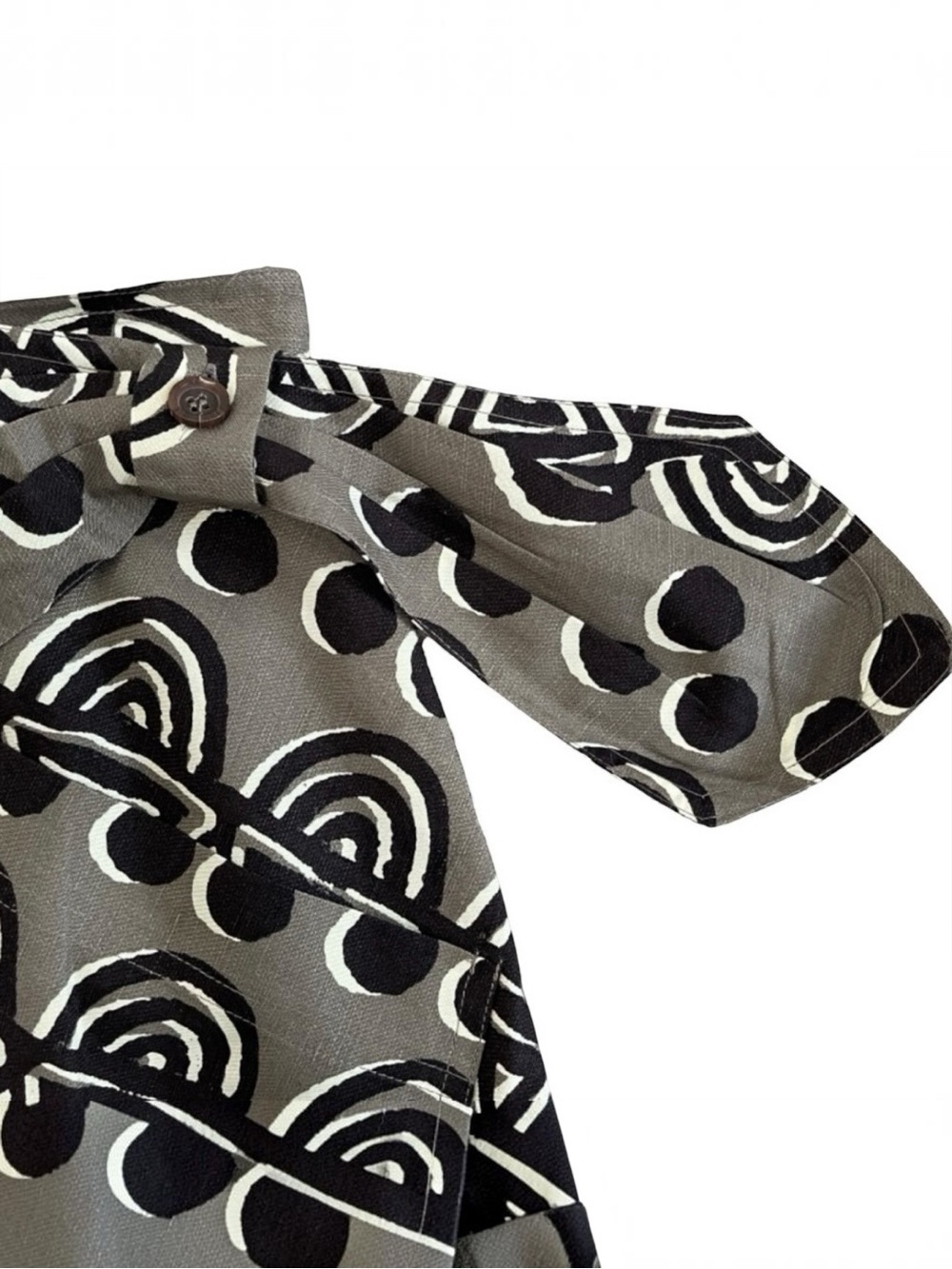 Anthropologie Maeve Wrap Pencil Skirt Size 4 Geometric Print Rayon - Picture 5 of 9